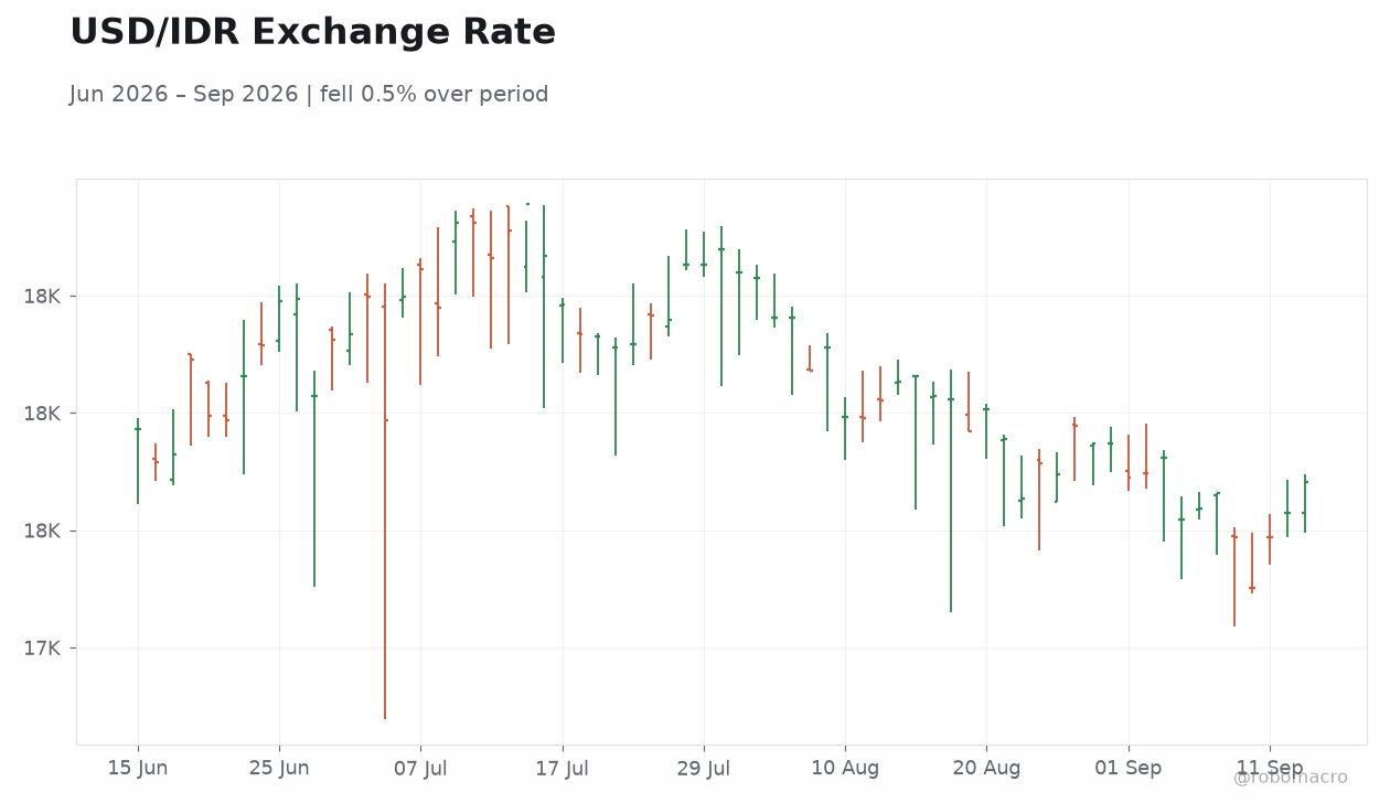 USD/IDR Exchange Rate