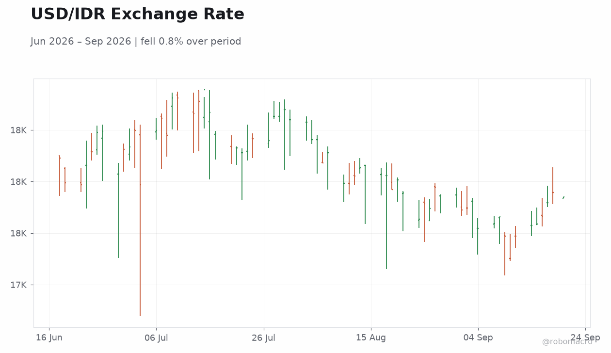 USD/IDR Exchange Rate